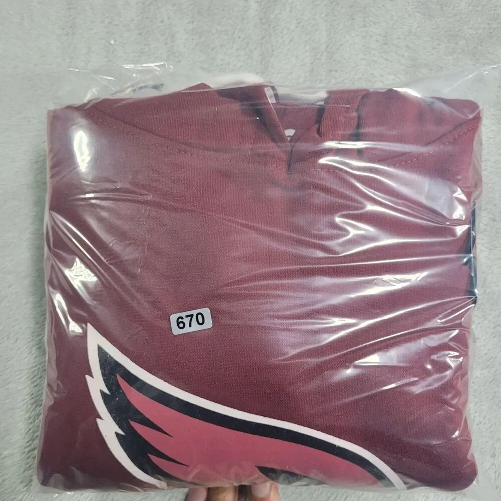 Arizona Cardinals Sweatshirt Mens XL Tall Red NFL Football Fanatics Pullover